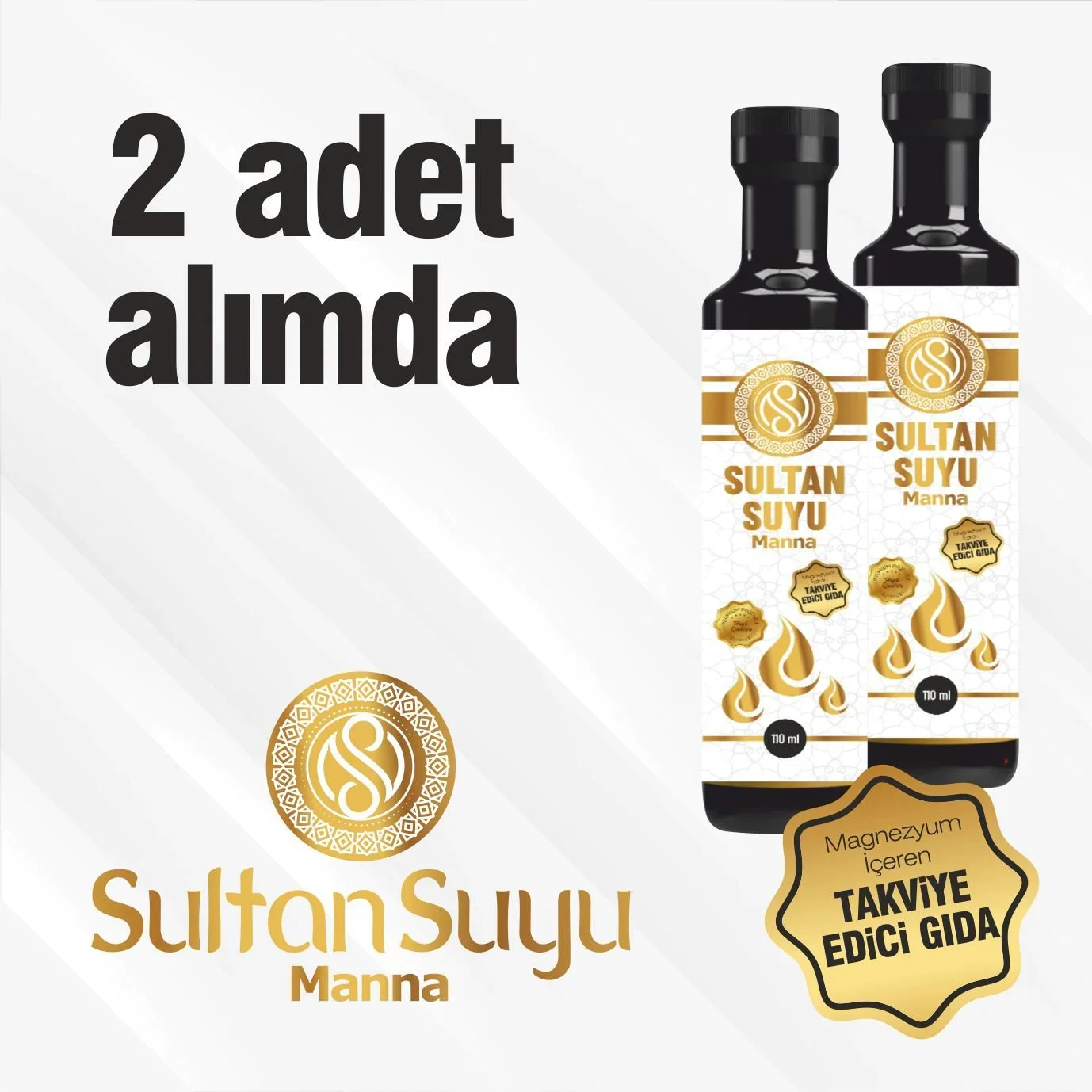 Sultan Suyu Manna İkili Paket