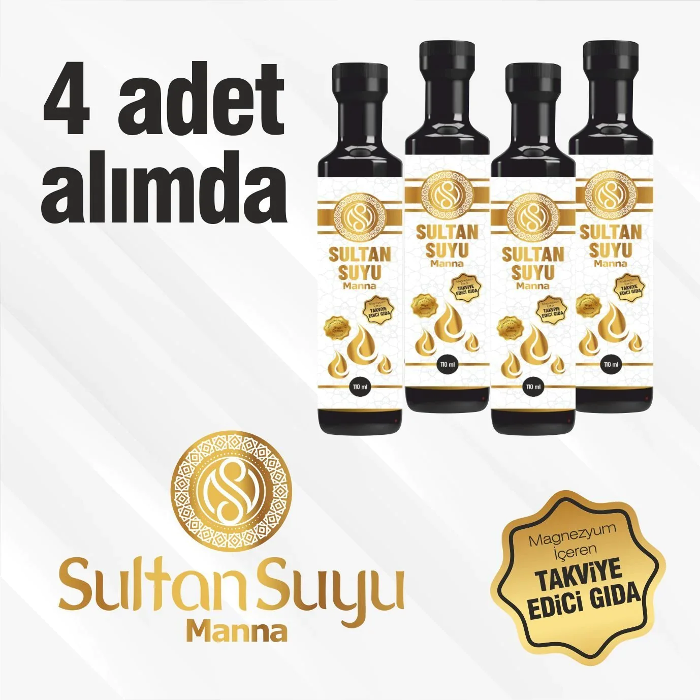 Sultan Suyu Manna Dörtlü Paket